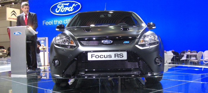 Bei der Welt Premiere des Ford Focus